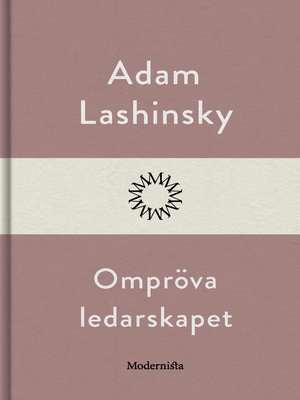 cover image of Ompröva ledarskapet